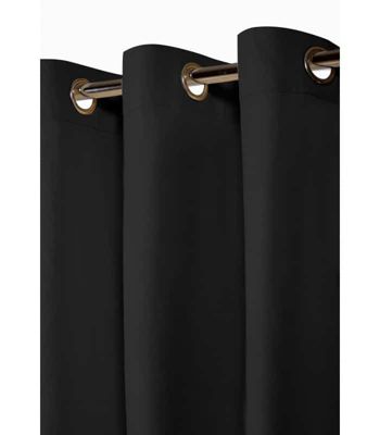 Rideau Extérieur 140x240cm "Victoria" - 140x240cm - Gris anthracite