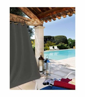 Rideau extérieur gris anthracite - 135x240cm - Gris anthracite