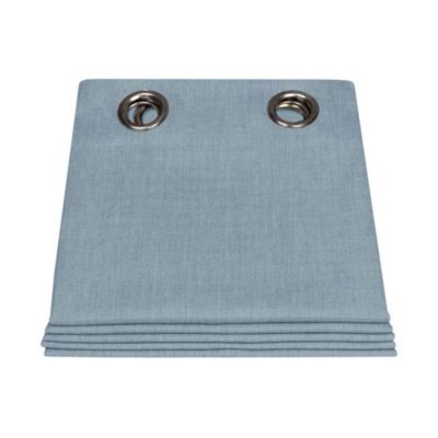 Rideau Extérieur Oeillets Bleu MC02 140L x 250H