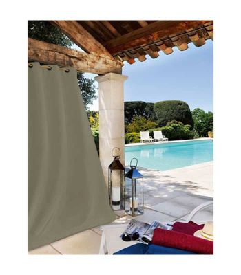 Rideau extérieur taupe - 135x240cm - Taupe