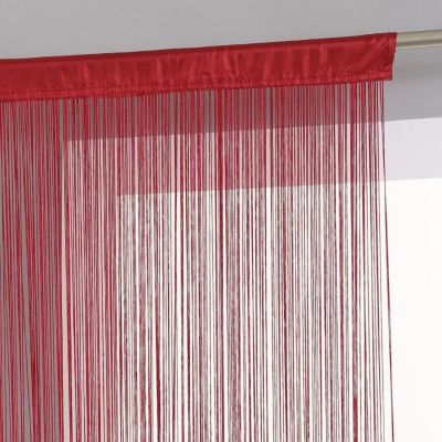 Rideau Fil 90 x 200 cm Atmosphéra - Rouge