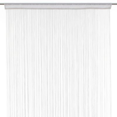 Rideau fils décoratif Blanc, l. 90 x H. 200 cm