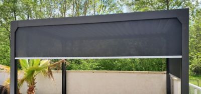 Rideau frontal manuel aluminium Actual 4m