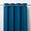 Rideau GoodHome Hiva bleu foncé l.140 x H.260 cm