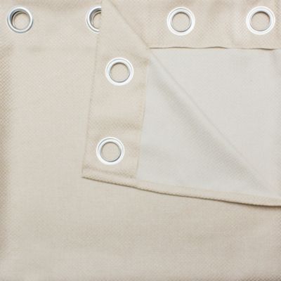 Rideau GoodHome Kosti coloris naturel l.140 x h.260 cm