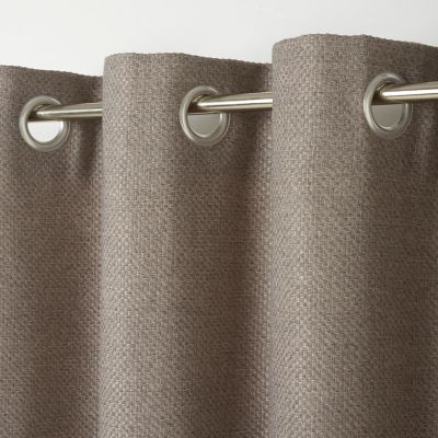 Rideau GoodHome Kosti gris l.140 x H.260 cm