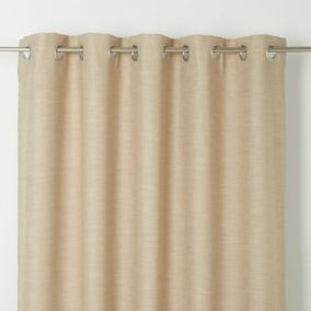 Rideau GoodHome Novan coloris naturel l.140 x h.260 cm