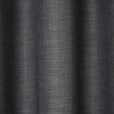 Rideau GoodHome Novan gris foncé l.140 x H.260 cm