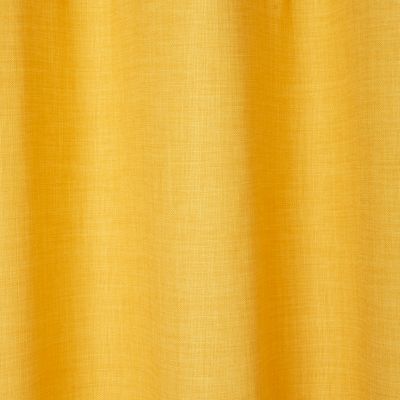 Rideau GoodHome Novan jaune l.140 x H.260 cm