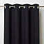 Rideau GoodHome Novan noir 140 x 260 cm