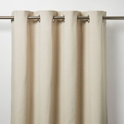 Rideau GoodHome Tiga coloris naturel l.140 x h.260 cm