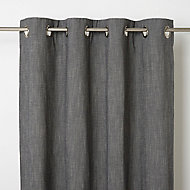 Rideau GoodHome Tiga noir 140 x 260 cm