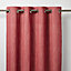Rideau GoodHome Tiga rouge l.140 x H.260 cm