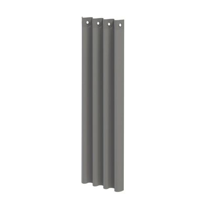 Rideau gris foncé GoodHome Atomia L 223 x l 140cm (avec ruban thermo-adhésif)