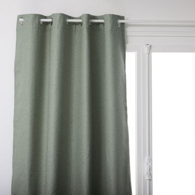 Rideau isolant occultant - vert céladon - 140x260 cm - Atmosphera