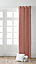 Rideau isolant thermique Chambray l.140 x H.240 cm rose