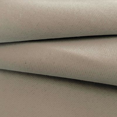 Rideau isolant Thermique doublure polaire amovible à velcro à œillets 135x240cm prêt a poser, Taupe