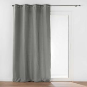 Rideau Isolant Thermique "Micropolar" 135x260cm Gris