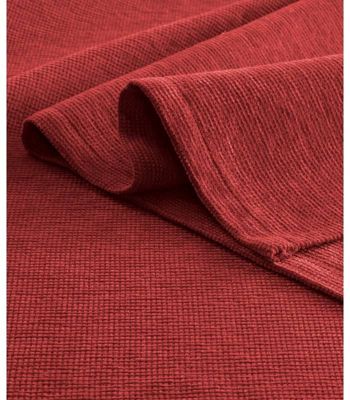 Rideau jacquard chenille "Austin" - 140x250cm - Rouge