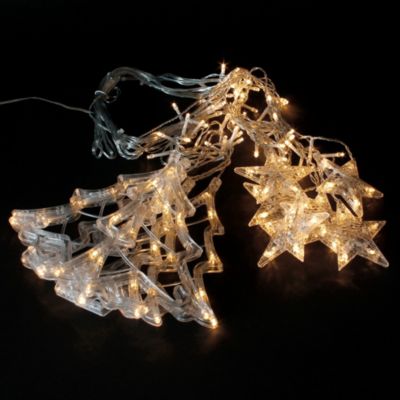 Rideau lumineux avec étoile 138 LEDs blanc chaud décoration de Noël 8 fonctions