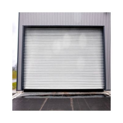 Rideau Métallique Blanc RAL9010 Motorisé 220V Lames Pleines 7/10ème L3000 H2000 CLASSIC