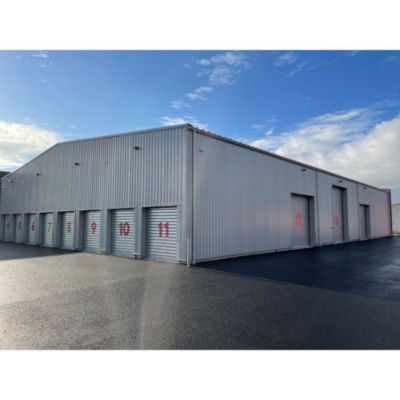 Rideau Métallique Galvanisé Motorisé 220V Lames Pleines 7/10ème L3000 H2500 CLASSIC BOX