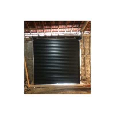 Rideau Métallique Gris RAL7016 Motorisé 220V Lames Pleines 7/10ème L5000 H3000 PREMIUM