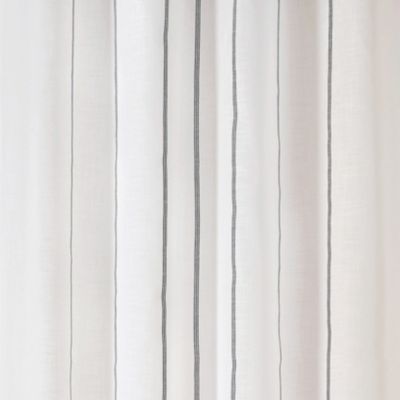 Rideau naturel chic jeanne - 145x260cm - Blanc