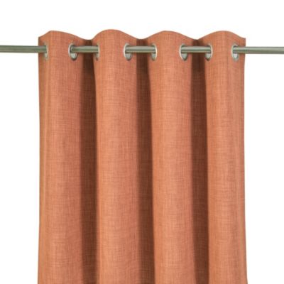 Rideau Novan GoodHome terracotta l.140 x H.260 cm