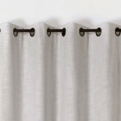 Rideau obscurcissant et isolant  -  - Effet tissé (140x260 cm - Ecru)