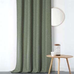 Rideau obscurcissant et isolant à galon fronceur (140x260 cm - Vert Olive)