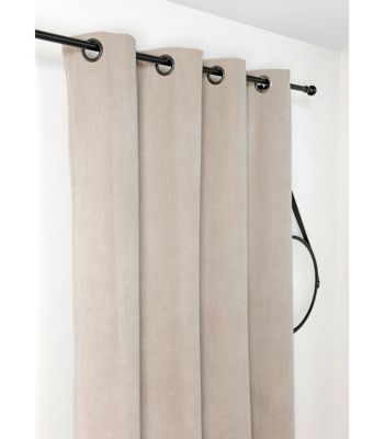 Rideau Obsurcissant Thermique et isolant "ALBERTA" - 140x260cm - Beige