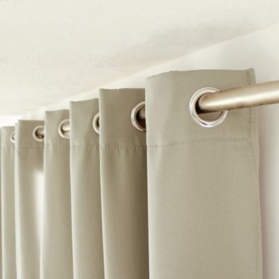 Rideau occultant 135x240 Thermique verso polaire naturel