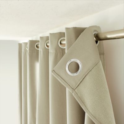 Rideau occultant 135x240 Thermique verso polaire naturel