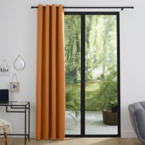 Rideau occultant 140 x 260 cm - Rideau occultant Orange - 1 Panneau occultant 140 x 260 cm