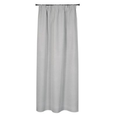 Rideau occultant à galon fronceur gris H.260 x l.140 cm Dylrev