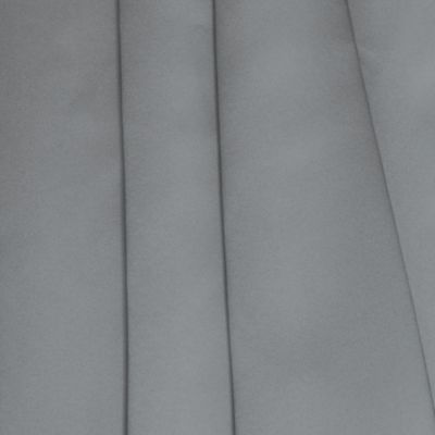 Rideau occultant à œillets gris clair l. 135 x H. 240 cm