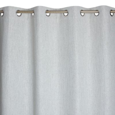 Rideau occultant à oeillets Loiz gris brillant L.240 x l.135cm JBY Creation