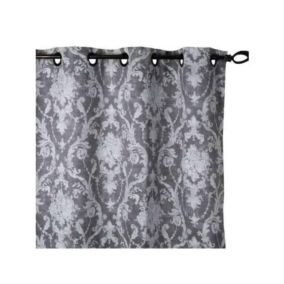 Rideau occultant ambiance baroque - 145x260cm - Gris anthracite