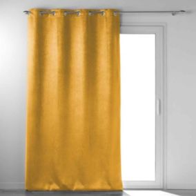 Rideau Occultant "Anthea" 135x240cm Ocre