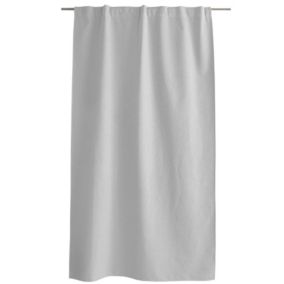 Rideau occultant aspect chambray (140x240 cm - Blanc)