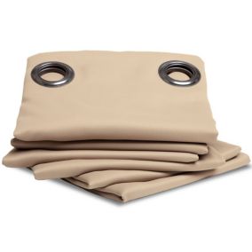 Rideau occultant Beige Sirocco 140 x 260