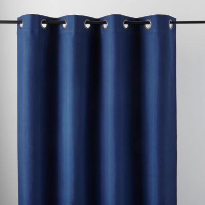 Rideau occultant Blackout l.140 x H.240 cm bleu marine