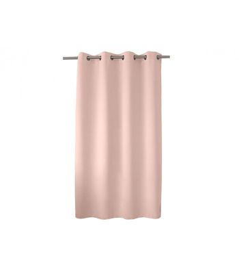 Rideau Occultant Court uni 140x180cm - 140x180cm - Rose clair