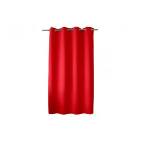 Rideau Occultant Court uni 140x180cm - 140x180cm - Rouge