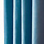 Rideau occultant Croisette l.135 x H.260cm bleu canard