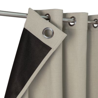 Rideau occultant et isolant Altamira Tendence beige l.140 x H.260 cm