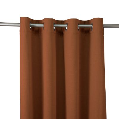 Rideau occultant et isolant Altamira Tendence terracotta l.140 x H.260 cm