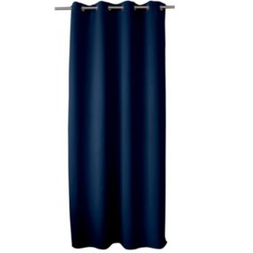 Rideau occultant et isolant uni bleu marine - 140x240cm - Bleu marine