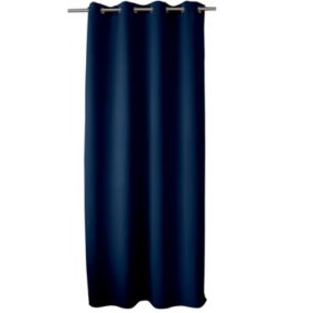 Rideau occultant et isolant uni bleu marine - 140x240cm - Bleu marine